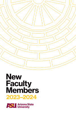 2023-2024 New Faculty Members booklet cover