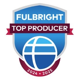 2024-2025 Fulbright Top Producer Badge